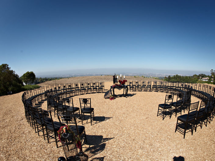 Los Angeles Wedding, Ceremony seating, Desert Wedding, LA wedding planner