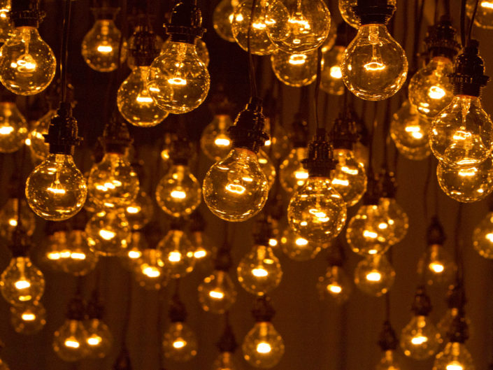 art installations, wedding lighting design, hanging light bulbs, contemporary wedding lighting design, LA event planner, kristin banta weddings and special events