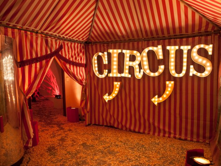 circus tent entrance, halloween carnival, circus lights, kristin banta events, los angeles event planner