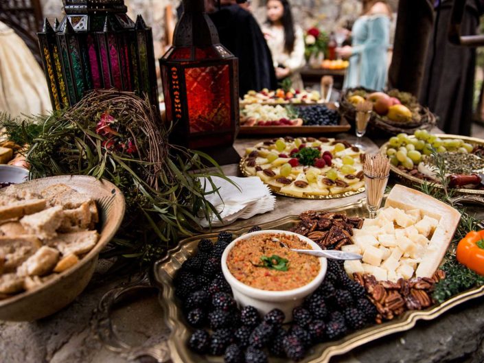 Renaissance Food, Los Angeles Wedding Planning, Lord of the Rings Weddings