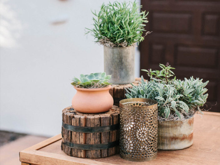 bar decor, wedding design, greenery, succulents, pottery, kristin banta weddings and special events, los angeles event planner