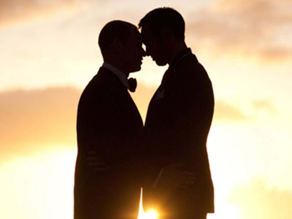 boys, couple, gay weddings, sunset, wedding day, love, groom, tuxedo, photography,