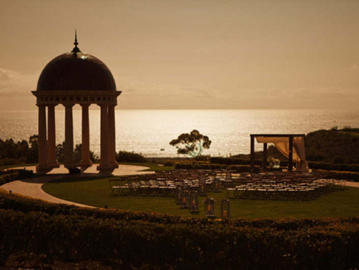 pelican hill wedding, beach, outdoor ceremony, ocean, wedding views, event planner