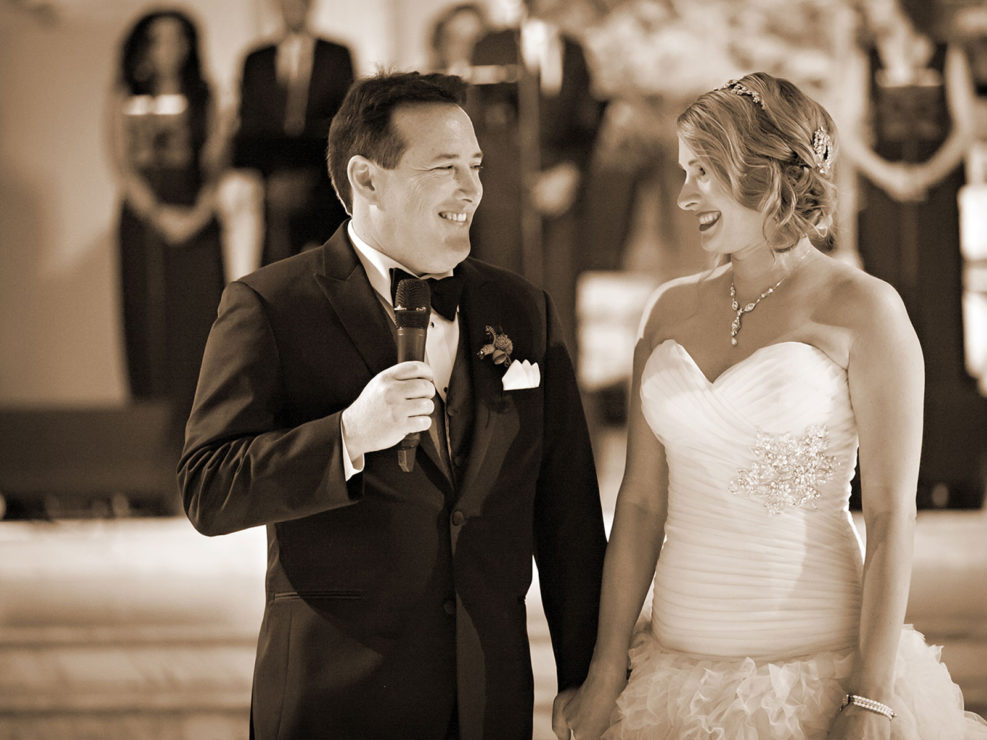 Sepia Wedding Photography, wedding dress, formal wedding, black and white wedding, updo, wedding accents, wedding jewelry