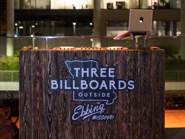 Three Billboards LA Premiere Party, DJ Booth