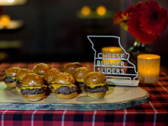 Three Billboards LA Premiere Party, Cheese burger appetizers