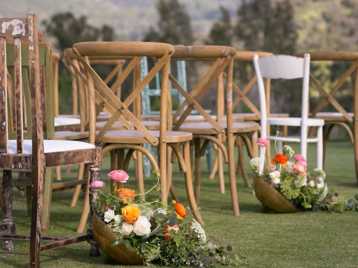 Ojai Valley Inn and Spa Wedding, bohemian ceremony