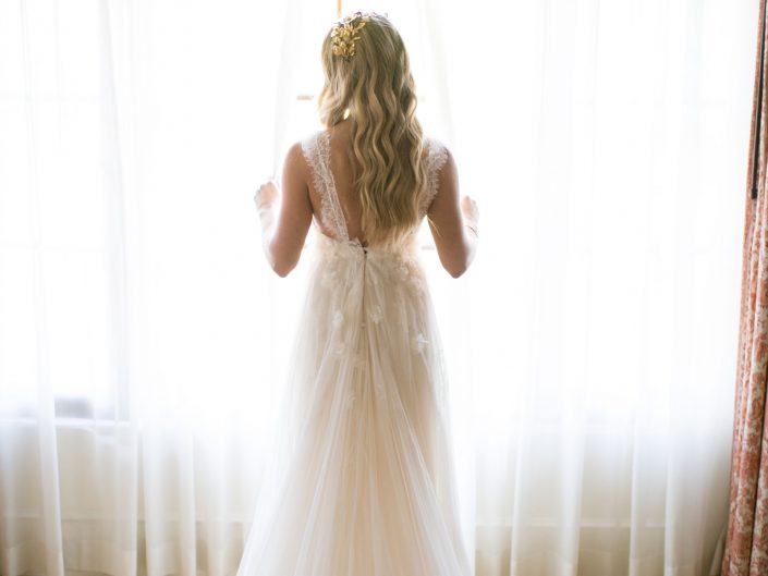 Ojai Valley Inn and Spa Wedding, wedding gown