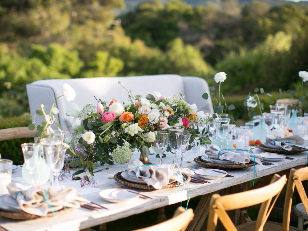 Ojai Valley Inn and Spa Wedding, table