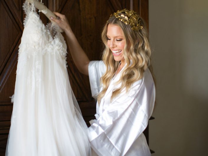 Ojai Valley Inn and Spa Wedding, bride and gown