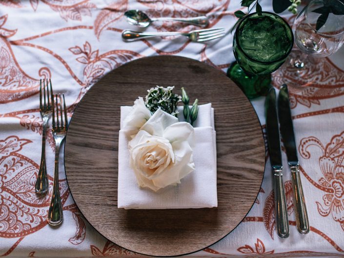 Place Setting Rose