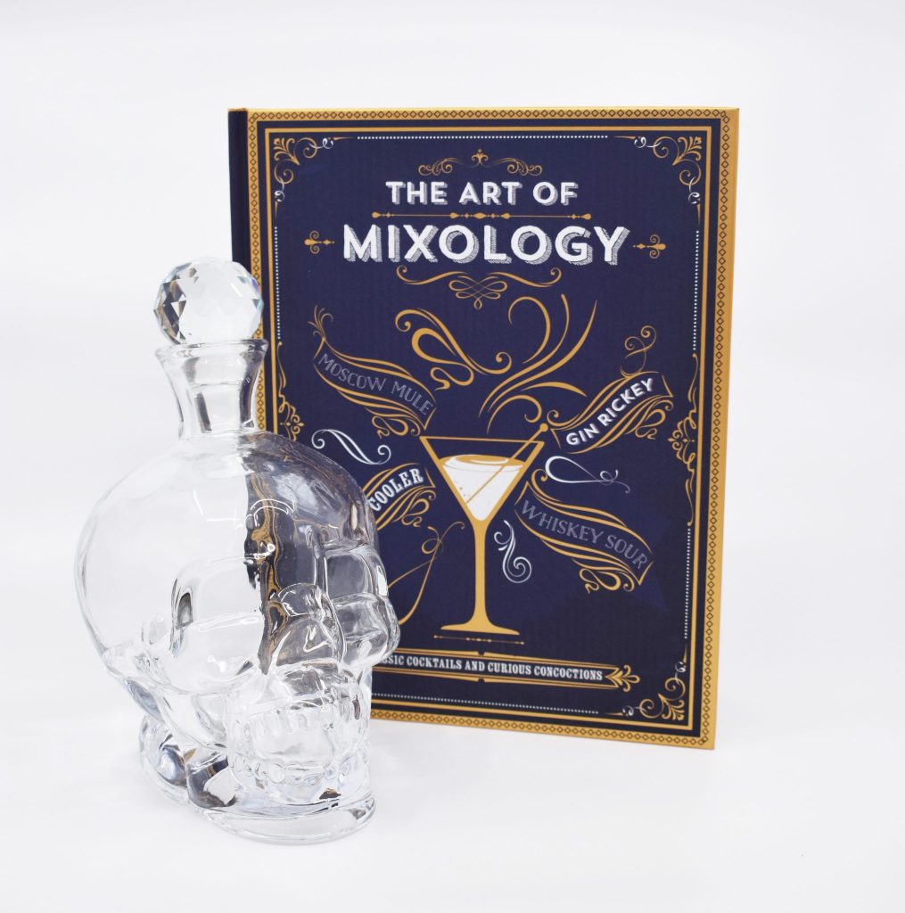 Z Gallerie The Art of Mixology and Skull Decanter