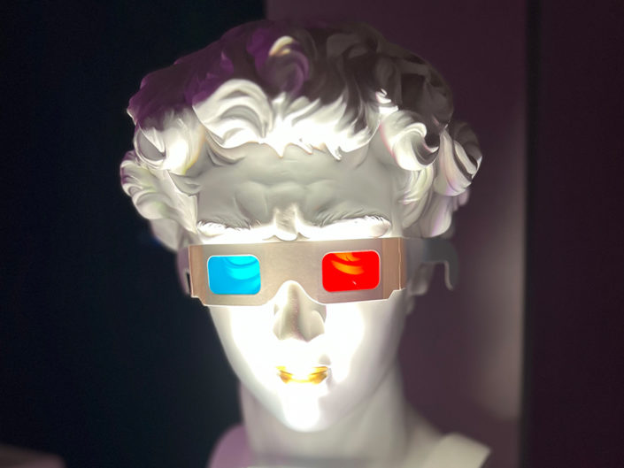 80's Male Head, 3D Glasses, 80's Sunset Strip Party, KBEvents