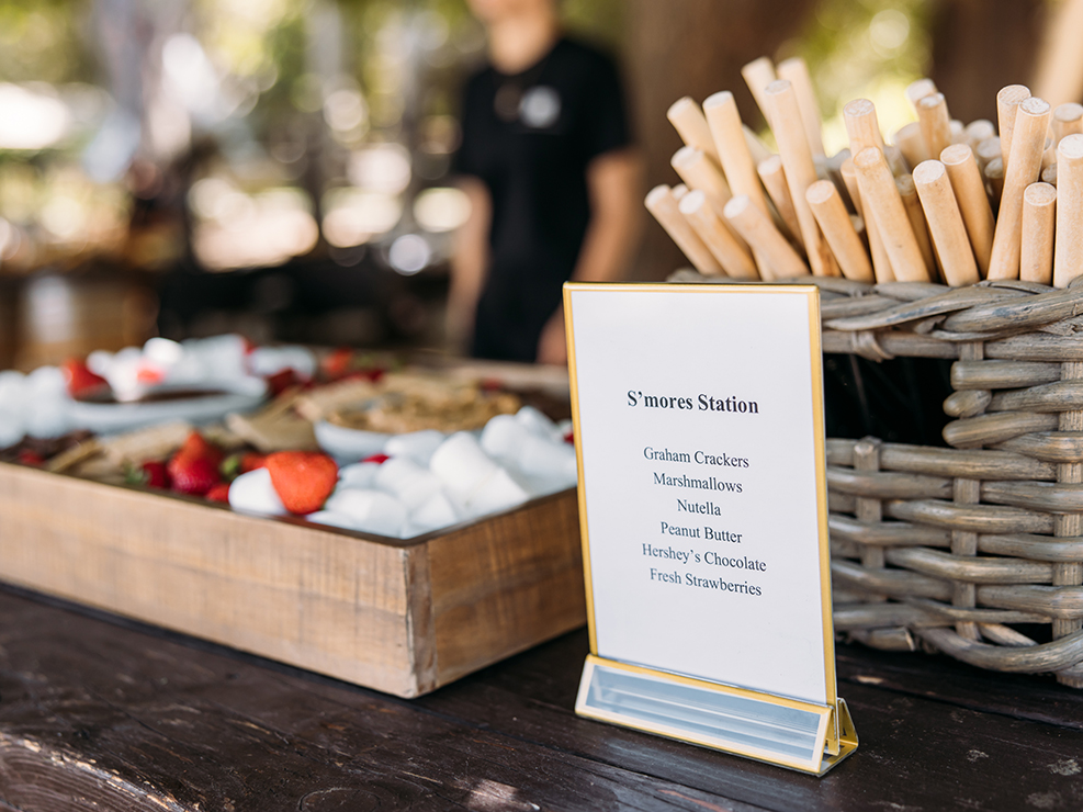 event, food station, corporate retreat, calamigos ranch